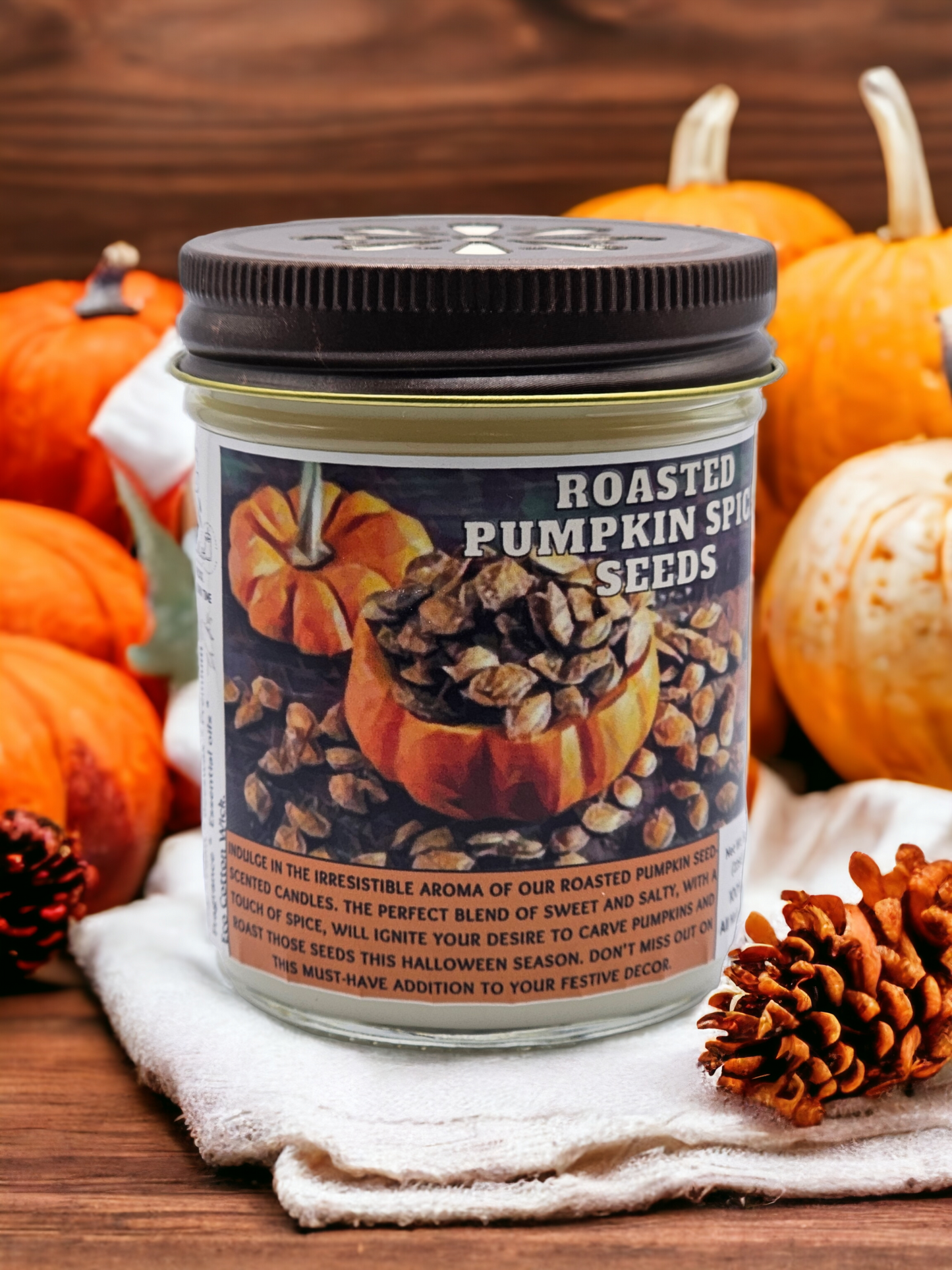 Roasted Pumpkin Spice Seeds