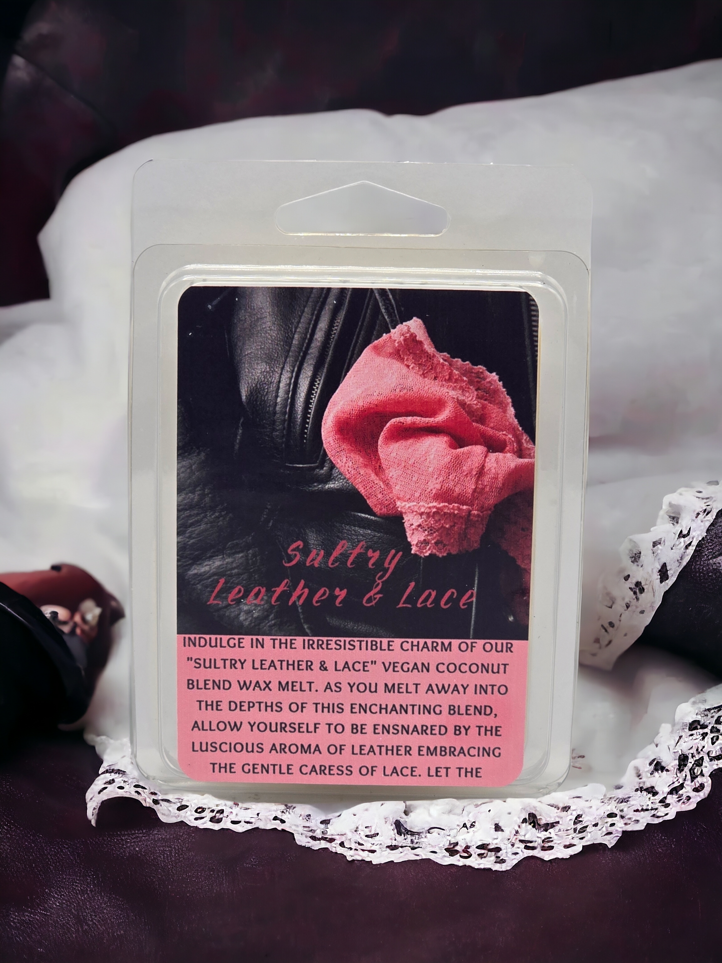 Sultry Leather & Lace Wax Tarts